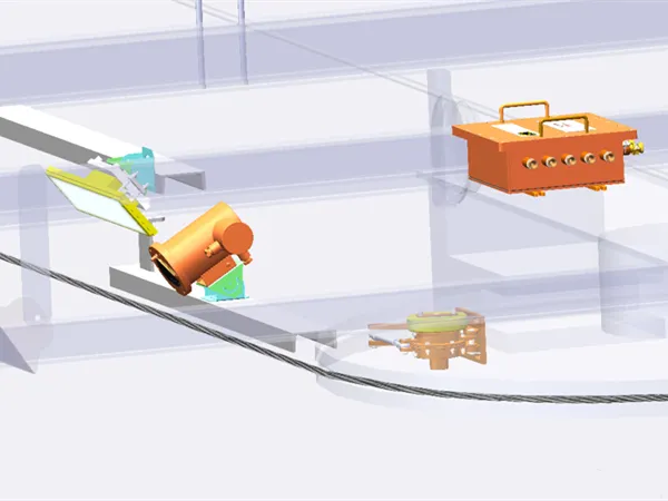 架空乘人裝置鋼絲繩損傷AI視覺識别檢測系統